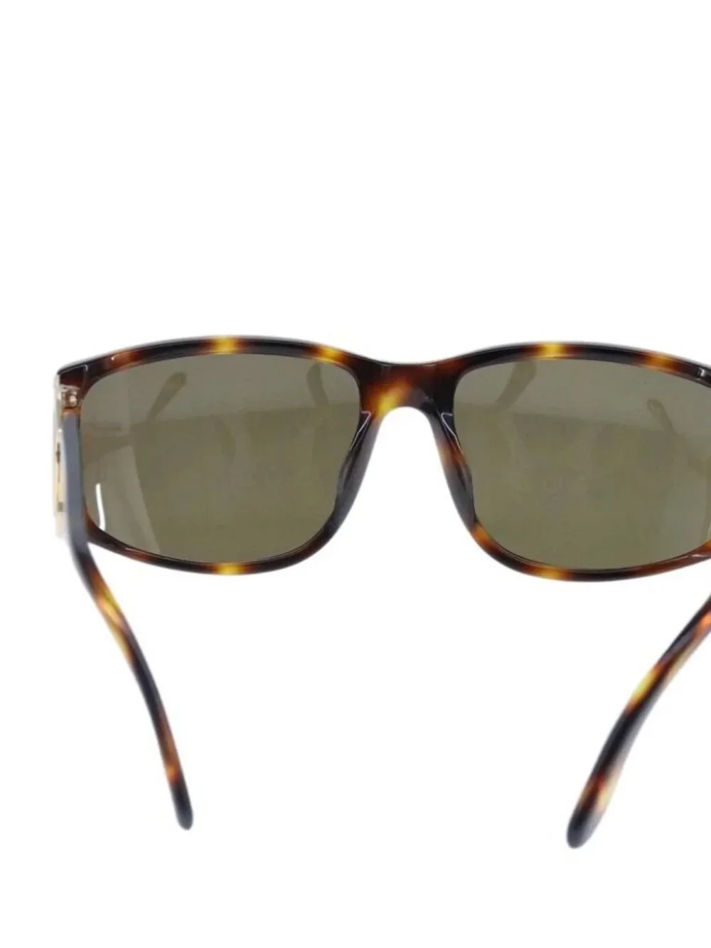 CHANEL Sunglasses plastic Brown CC Auth ki5159V